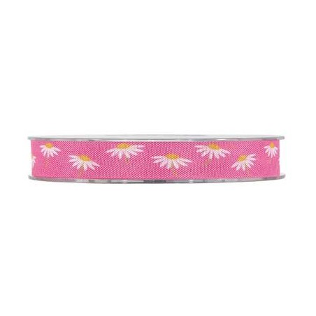 NASTRO mm15x20mt MARGHERITA FUCSIA