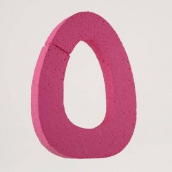 LETTERA POLISTIROLO PASTELLO mm120x90 O FUCSIA