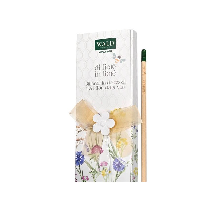 MATITA PIANTABILE C/SCATOLINA E FIORE IN GESSO