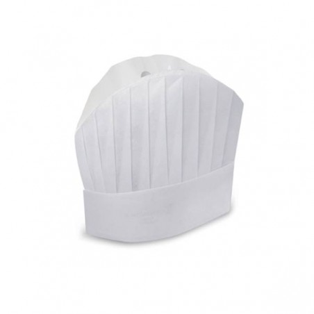 CAPPELLO GRAND CHEF 23cm CARTA BIANCA CRESPATA 20pz