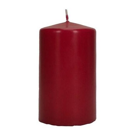 CANDELA MOCCOLO 10x7cm ROSSO ANTICO
