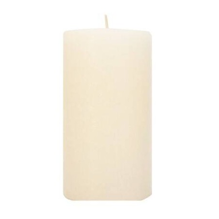 CANDELA MOCCOLO RUSTIC SAFE 8x6cm BIANCO SPORCO