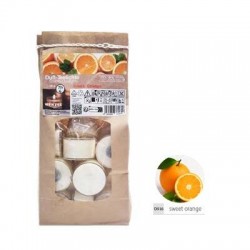 CANDELA TEALIGHT 7H PROFUMO ARANCIA DOLCE 18pz