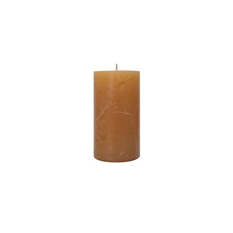 CANDELA MOCCOLO RUSTIC SAFE 8x6cm NATURALE