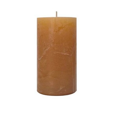 CANDELA MOCCOLO RUSTIC SAFE 8x6cm NATURALE