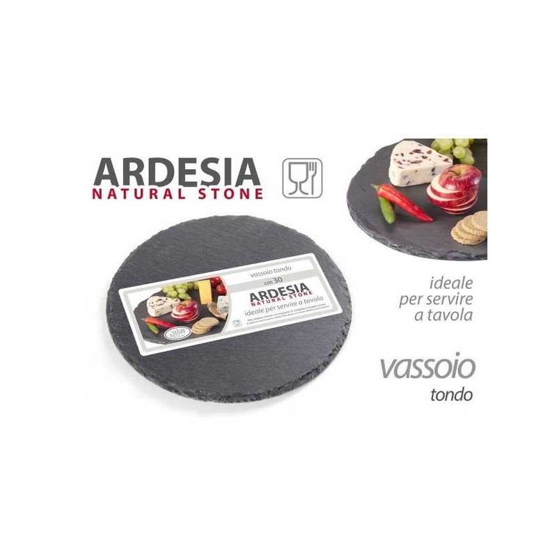 ARDESIA VASSOIO TONDO ø30cm