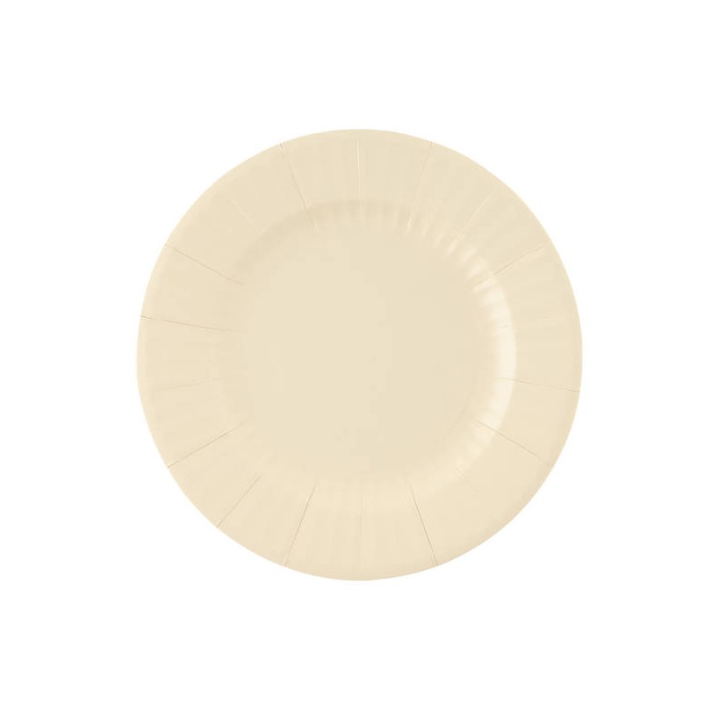 PIATTI ROUND SABBIA 21cm 8pz