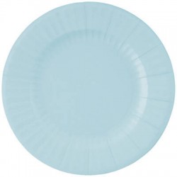 PIATTI MAXI BLU FIORDALISO 33cm 6pz