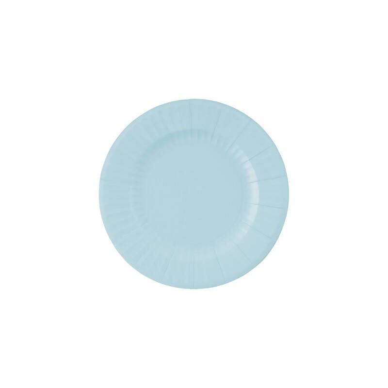 PIATTI MAXI BLU FIORDALISO 33cm 6pz