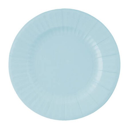 PIATTI MAXI BLU FIORDALISO 33cm 6pz