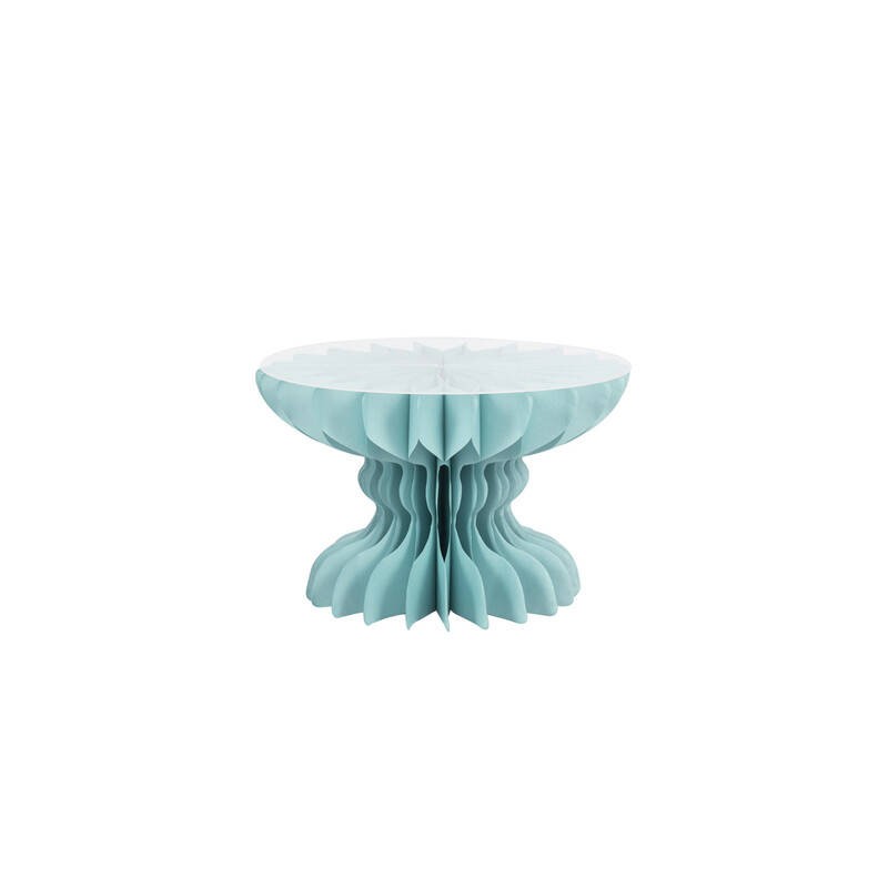 ALZATINA IN CARTA 25x16cm C/BASE AZZURRA