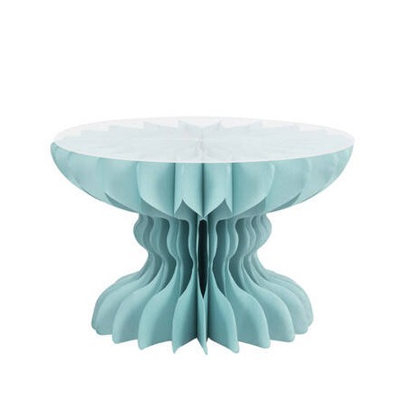 ALZATINA IN CARTA 25x16cm C/BASE AZZURRA