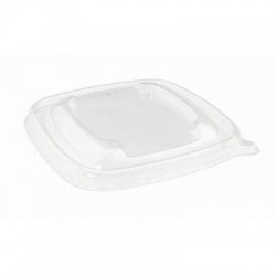 COPERCHIO PET INSALATIERA QUADRATA 375ml 13,6x13,6  50pz