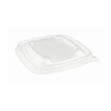 COPERCHIO PET INSALATIERA QUADRATA 375ml 13,6x13,6  50pz
