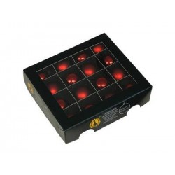 PALLINE VETRO RED COMBI Ø30mm 16pz
