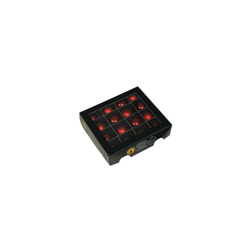 PALLINE VETRO RED COMBI Ø30mm 16pz