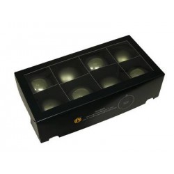 PALLINE VETRO GRANITE GREEN Ø80mm 8pz