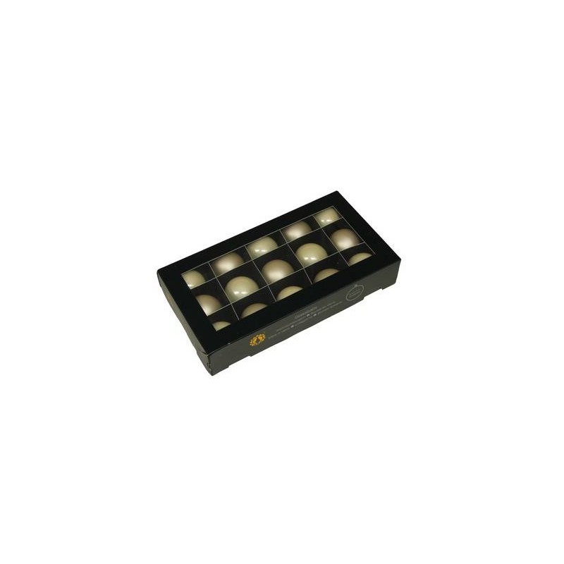 PALLINE VETRO CHAMPAGNE COMBI Ø40mm 15pz