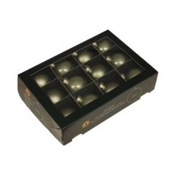 PALLINE VETRO GRANITE GREEN Ø57mm 12pz
