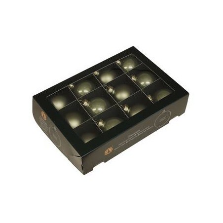 PALLINE VETRO GRANITE GREEN Ø57mm 12pz