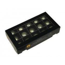 PALLINE VETRO GRANITE GREEN Ø40mm 15pz