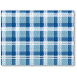 TOVAGLIETTE 30x40cm SCOZZESE CELESTE/BLU FATO 250PZ