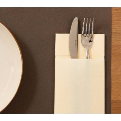TOVAGLIOLI 40x40cm QUICK POCKET AIRLAID AVORIO 50pz FATO