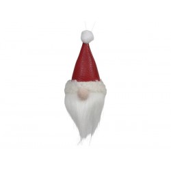 BABBO NATALE IN TESSUTO 7x14cm ROSSO 4pz