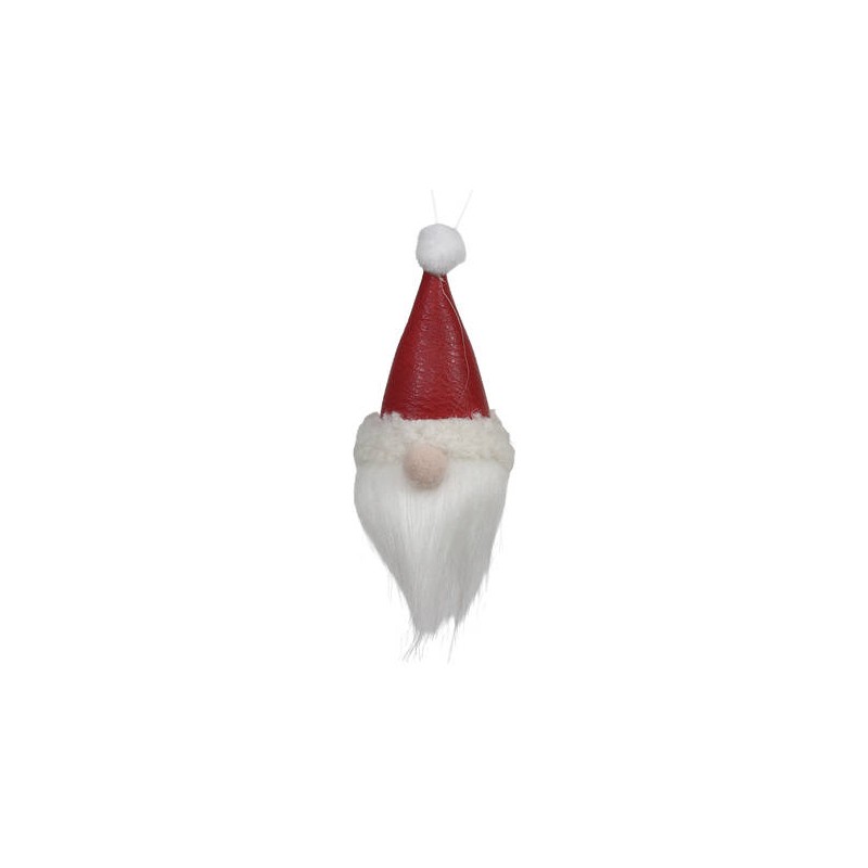 BABBO NATALE IN TESSUTO 7x14cm ROSSO 4pz