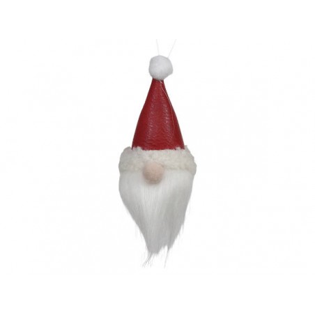BABBO NATALE IN TESSUTO 7x14cm ROSSO 4pz