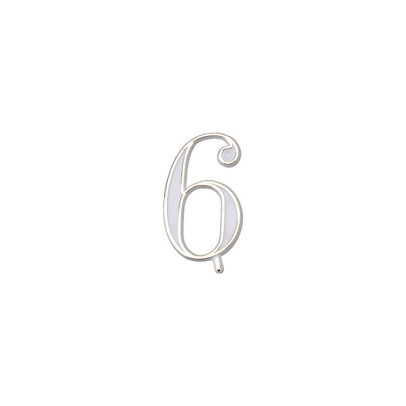 NUMERO 6 PLASTICA BASE OVALE