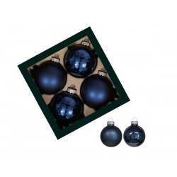 PALLINE VETRO ø100mm NIGHT BLUE 4pz