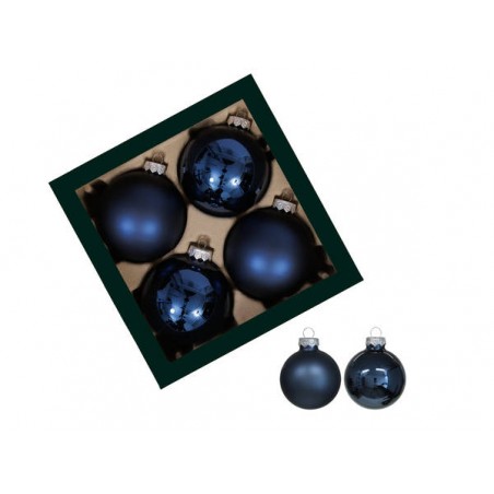 PALLINE VETRO ø100mm NIGHT BLUE 4pz