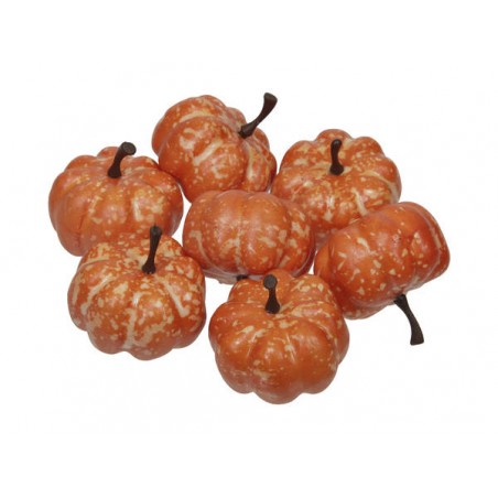 ZUCCHE IN PVC 3,5cm ARANCIONE 24pz