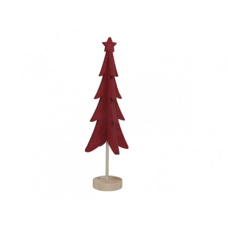 ALBERO IN FELTRO 15,5x50cm ROSSO