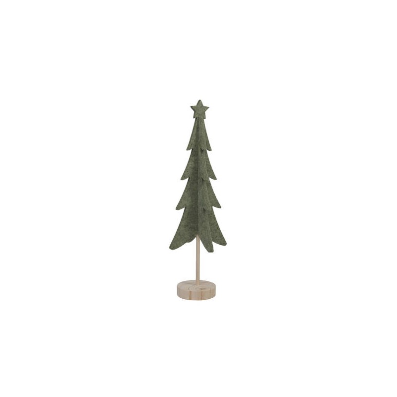 ALBERO IN FELTRO 15,5x50cm VERDE