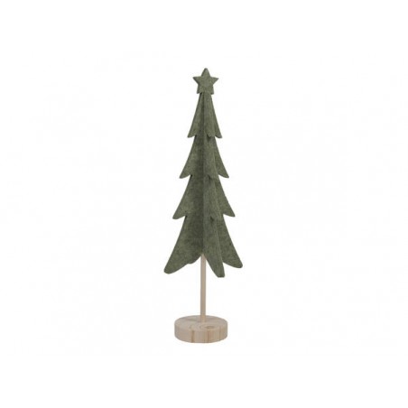 ALBERO IN FELTRO 15,5x50cm VERDE