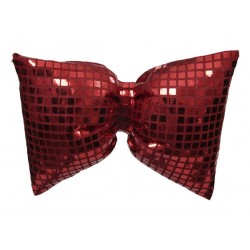 FIOCCO CON PAILLETTES 28x16,5cm ROSSO