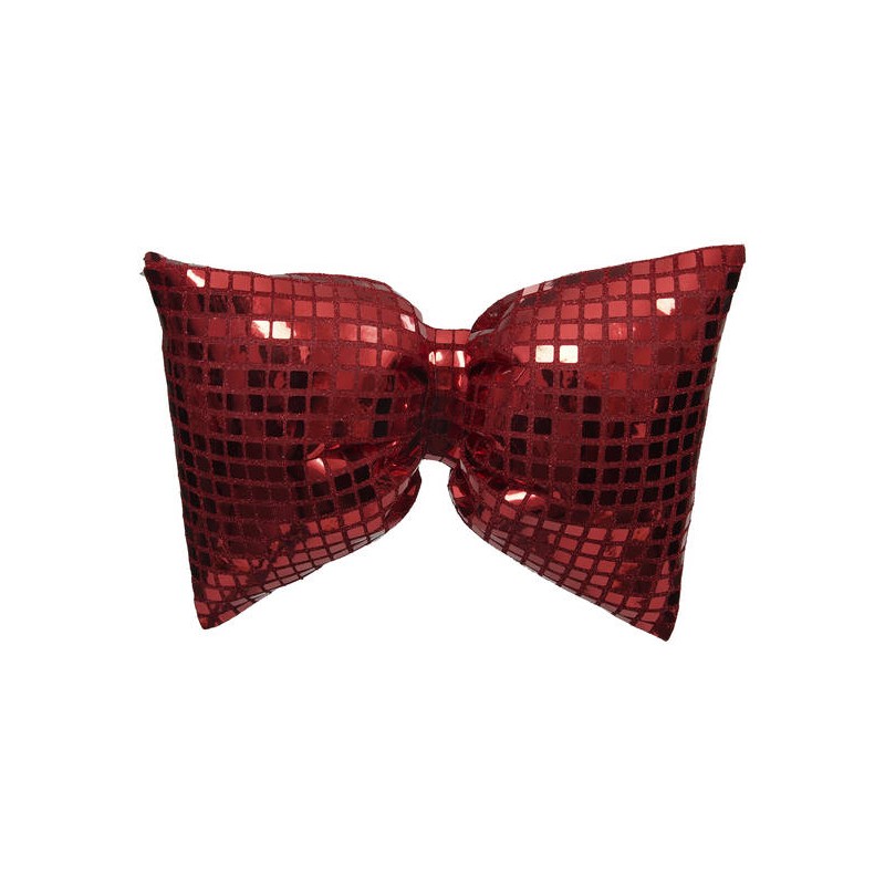 FIOCCO CON PAILLETTES 28x16,5cm ROSSO