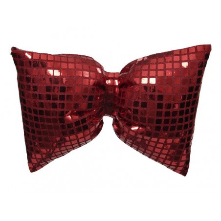 FIOCCO CON PAILLETTES 28x16,5cm ROSSO