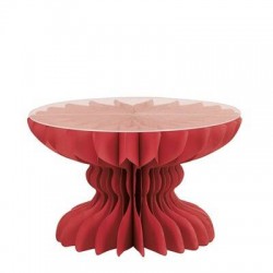 ALZATINA IN CARTA 25x16cm C/BASE ROSSO