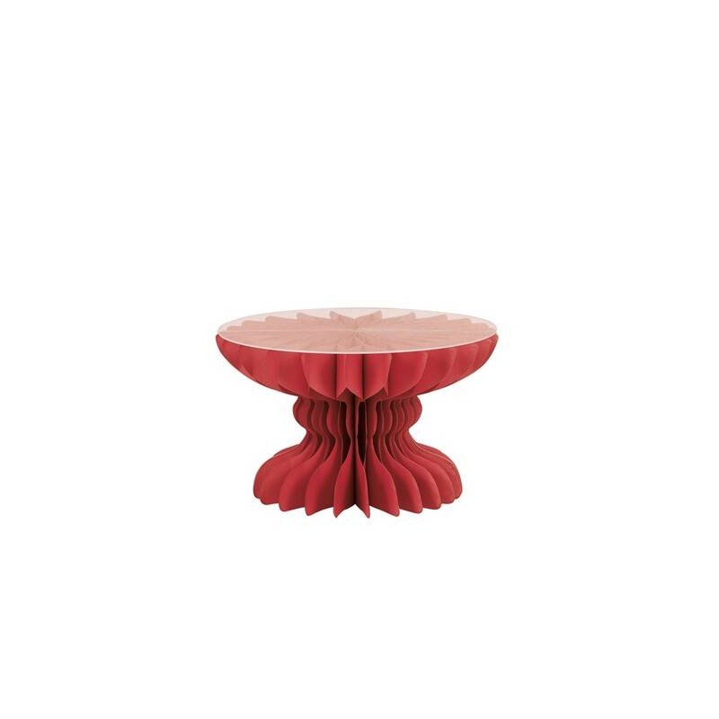 ALZATINA IN CARTA 25x16cm C/BASE ROSSO