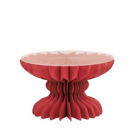 ALZATINA IN CARTA 25x16cm C/BASE ROSSO