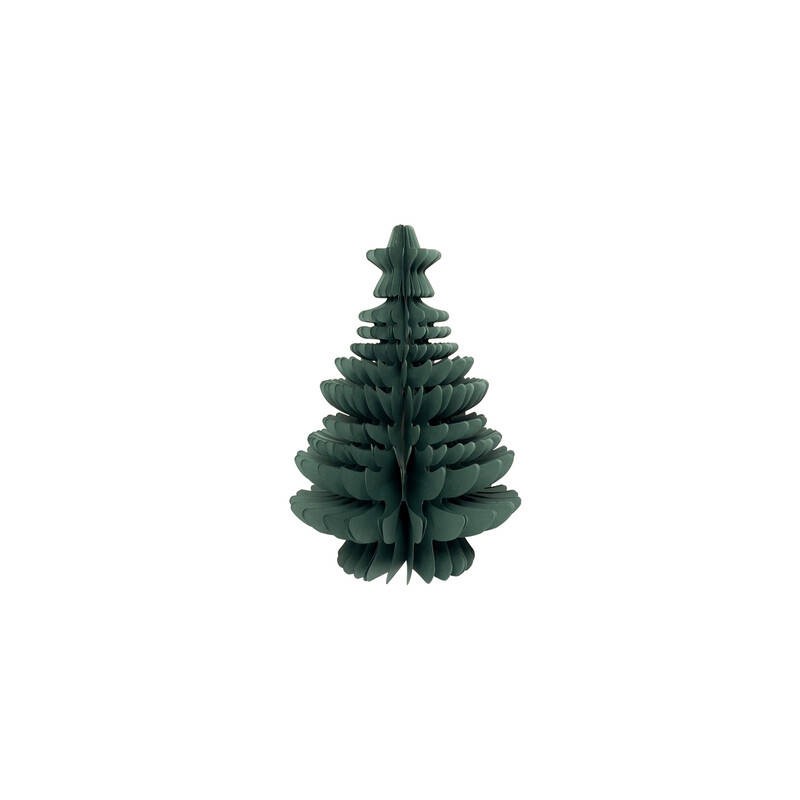 DECORAZIONE IN CARTA ALBERO BAROQUE 60cm VERDE 1pz