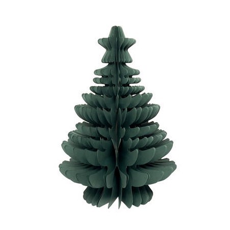 DECORAZIONE IN CARTA ALBERO BAROQUE 60cm VERDE 1pz