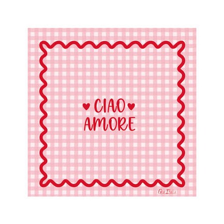 TOVAGLIOLI 33x33 CIAO AMORE 16pz