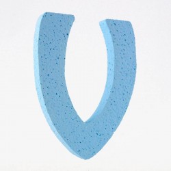 LETTERA POLISTIROLO PASTELLO mm120x90 V CELESTE
