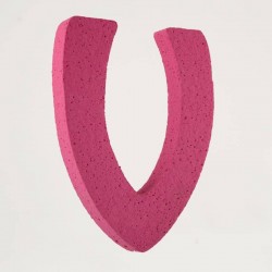 LETTERA POLISTIROLO PASTELLO mm120x90 V FUCSIA