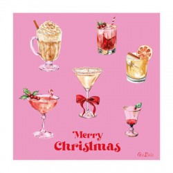 TOVAGLIOLI 33x33 CHRISTMAS COCKTAIL 16pz