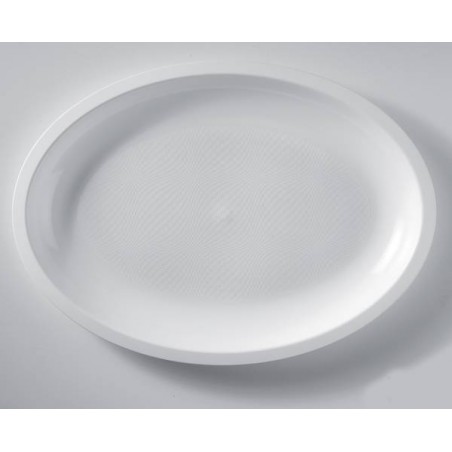 PIATTI OVALI PP PIANI GRANDI BIANCHI 31,5cm 25pz